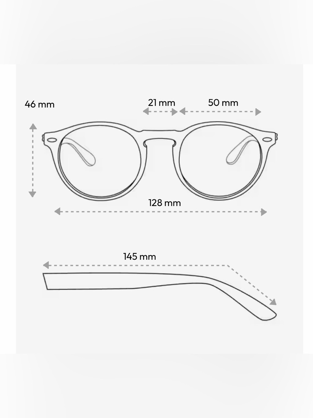 Ray Ban RX3557v Black Round Metal Reading +2.00 Glasses - Unisex. - Picture 5 of 16